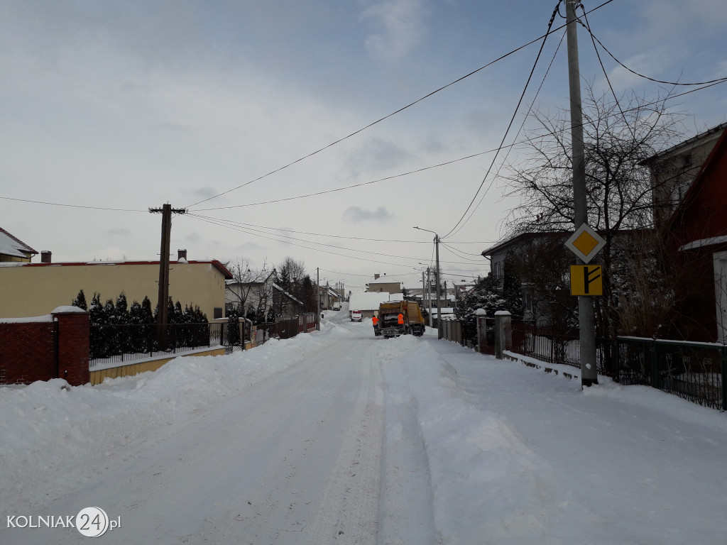 Pługi na ulicach Kolna