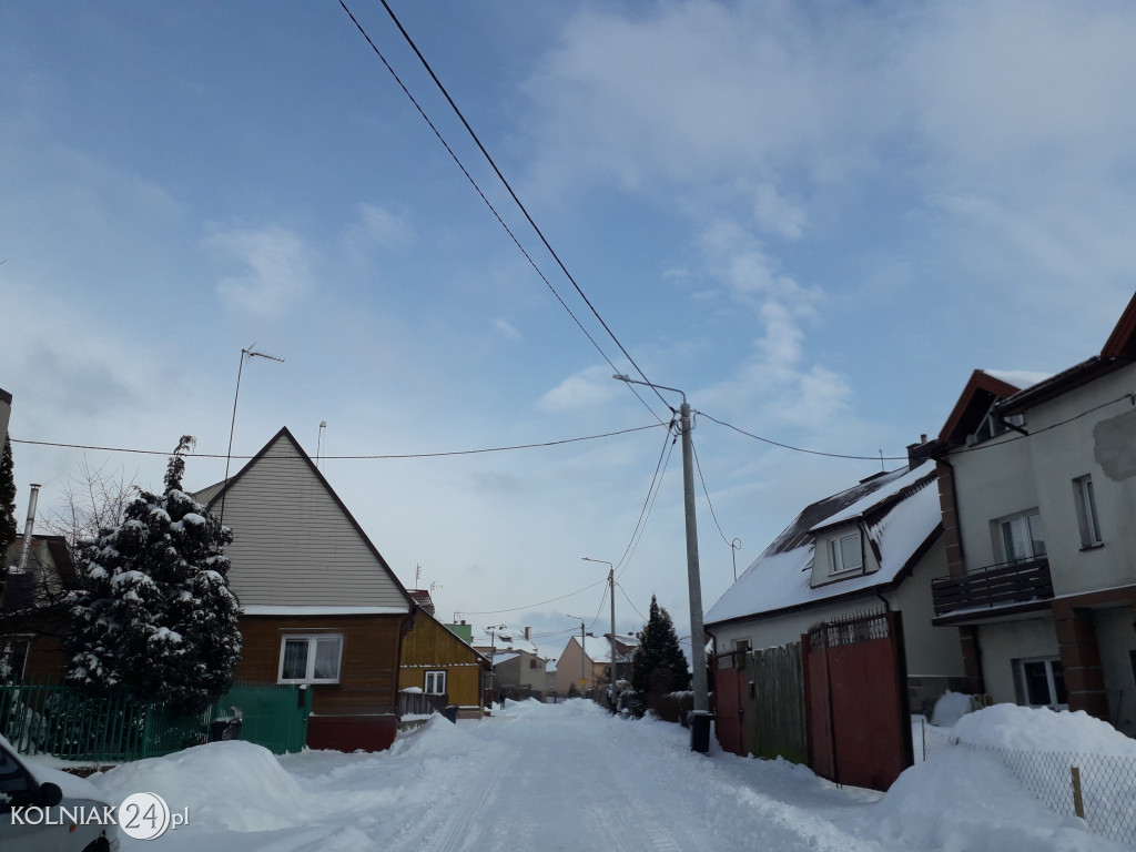 Pługi na ulicach Kolna