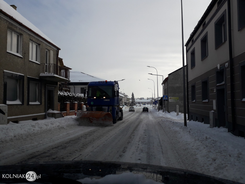 Pługi na ulicach Kolna