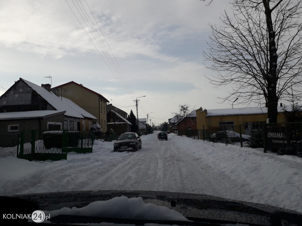 Pługi na ulicach Kolna