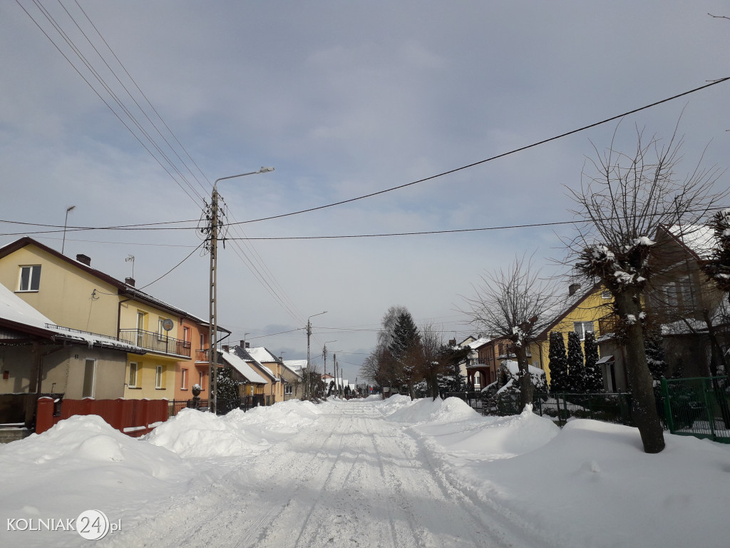 Pługi na ulicach Kolna