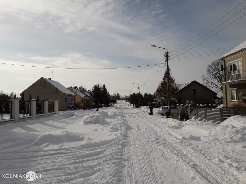 Pługi na ulicach Kolna