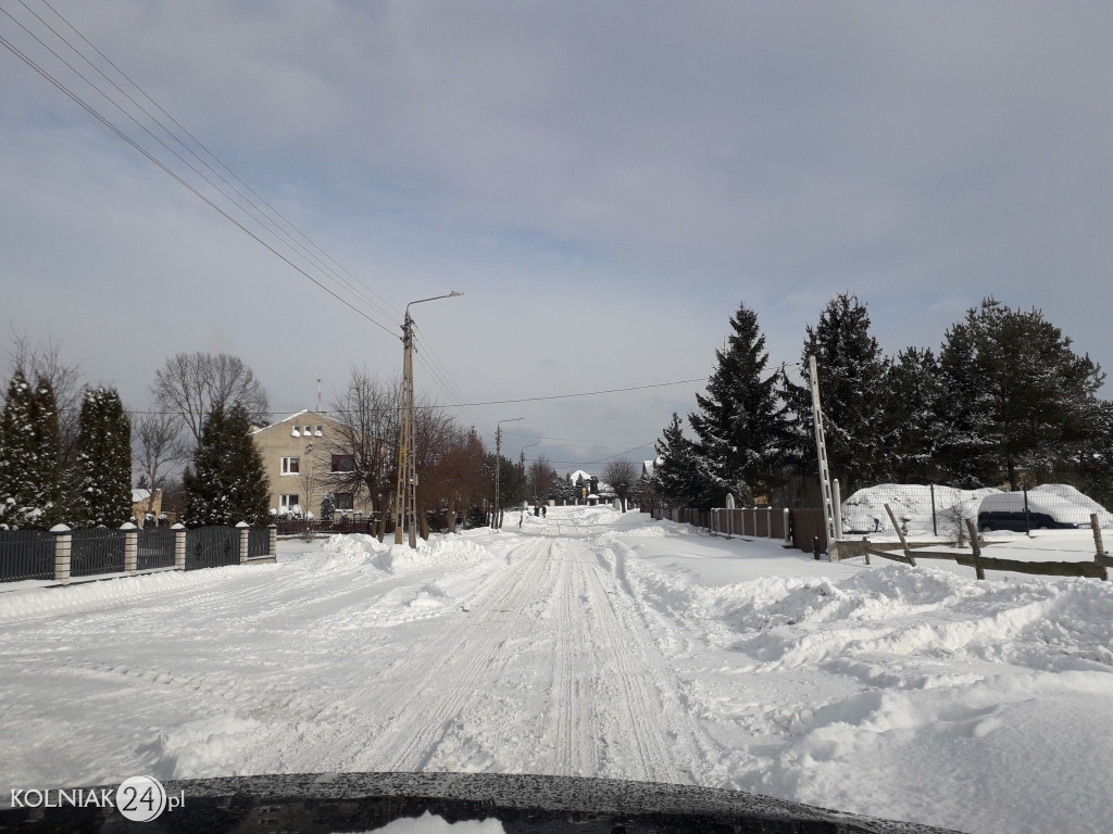 Pługi na ulicach Kolna
