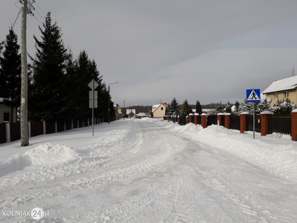 Pługi na ulicach Kolna