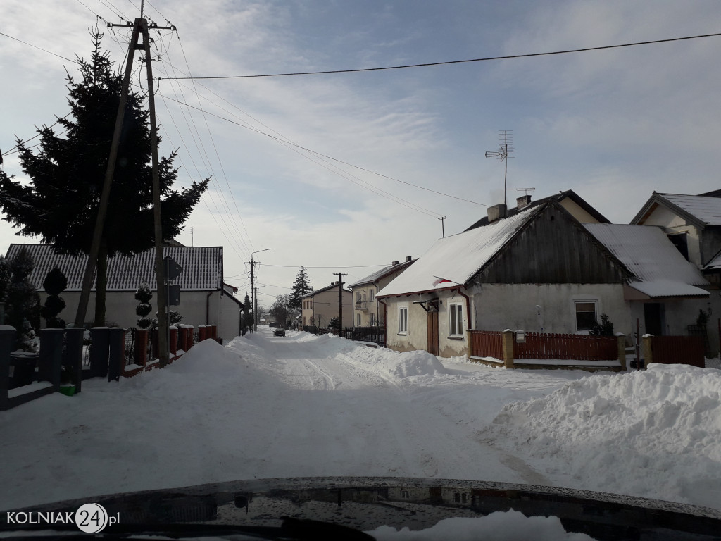 Pługi na ulicach Kolna