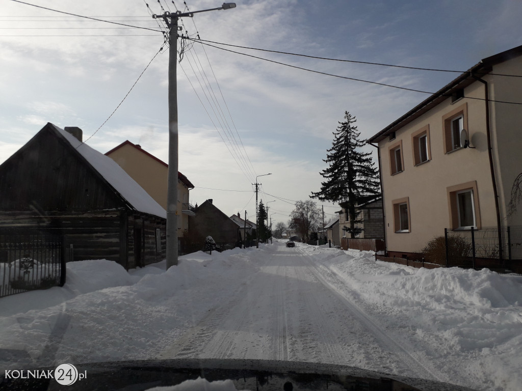 Pługi na ulicach Kolna