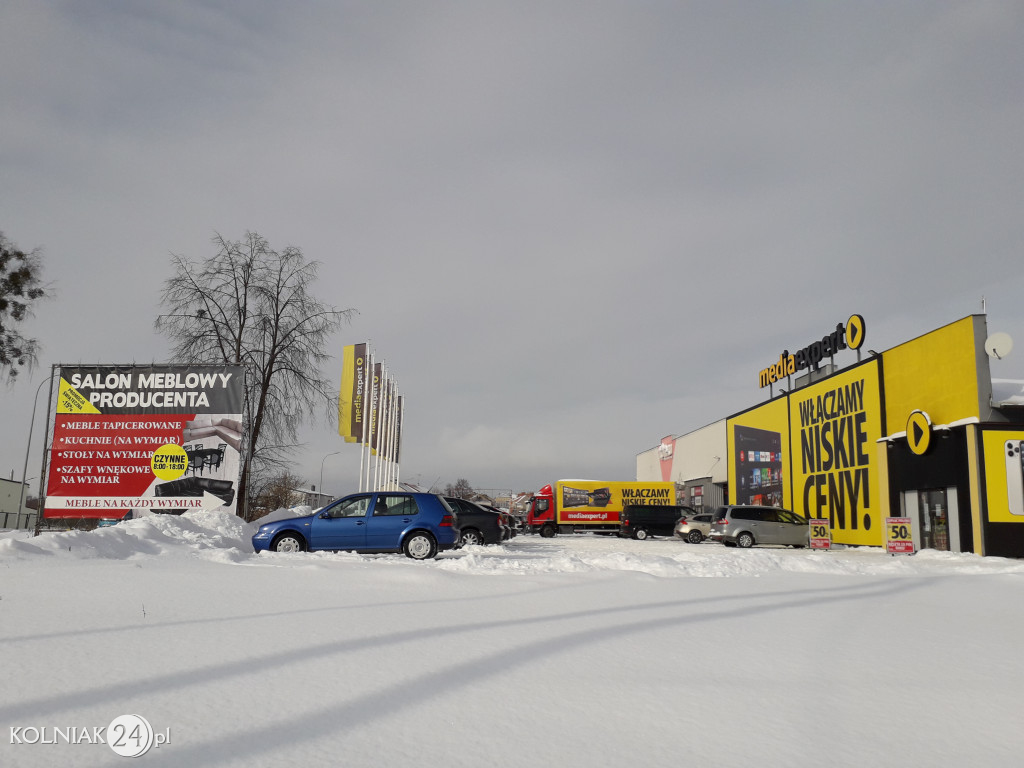 Pługi na ulicach Kolna
