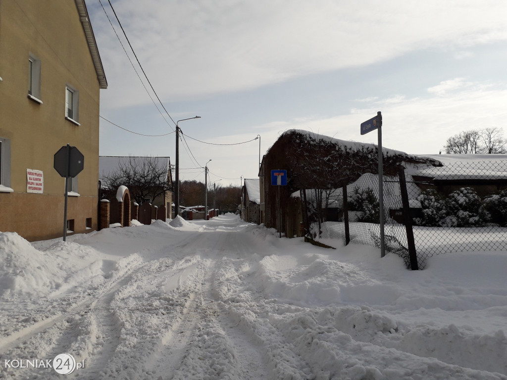 Pługi na ulicach Kolna