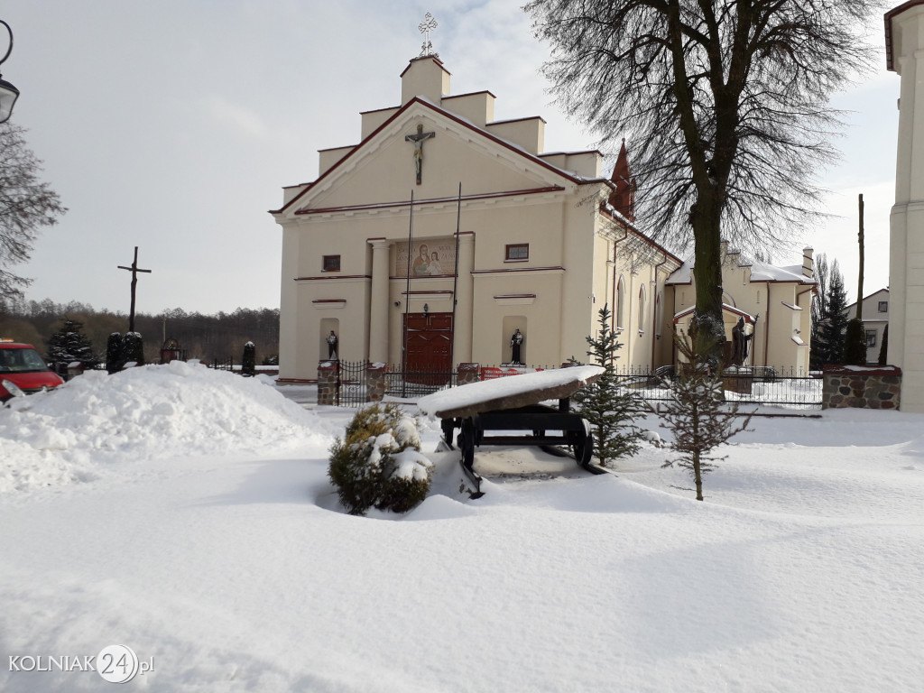 Pługi na ulicach Kolna