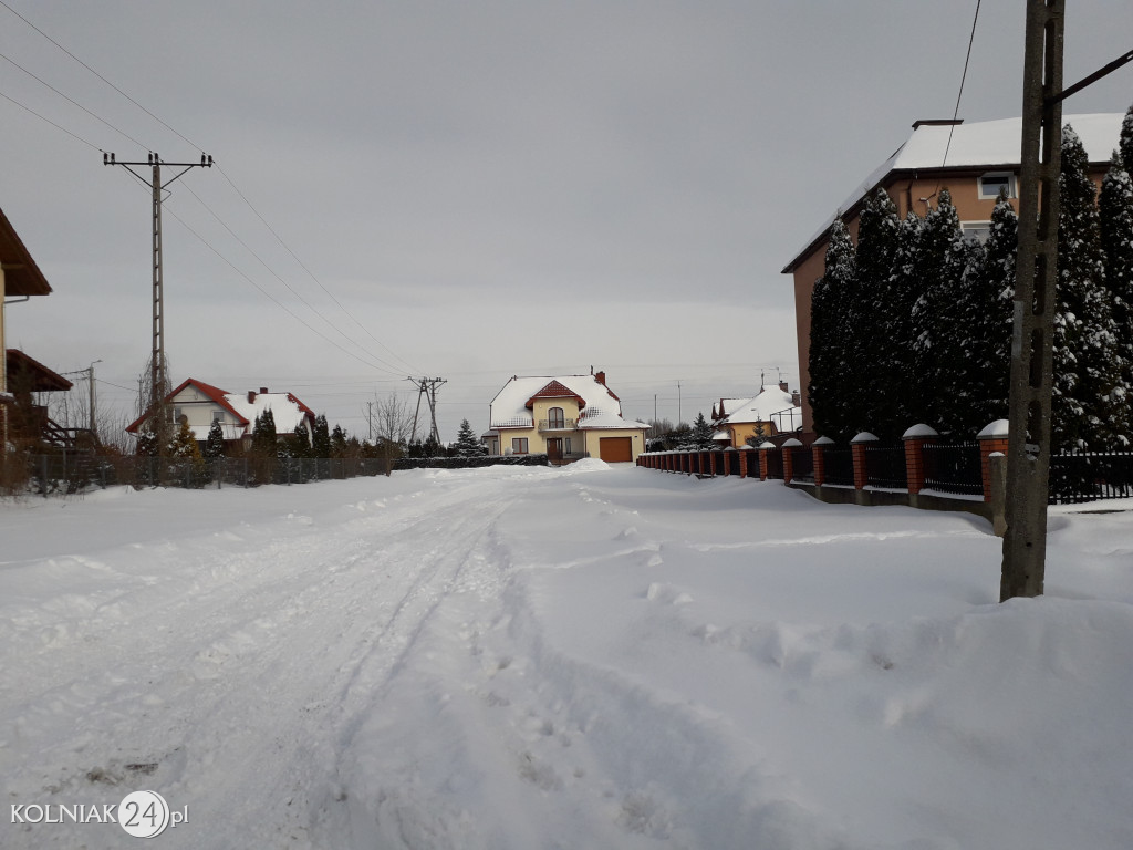 Pługi na ulicach Kolna