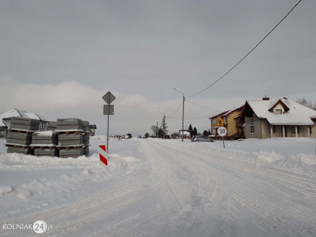 Pługi na ulicach Kolna