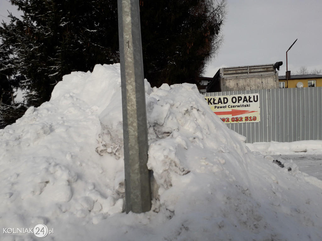 Pługi na ulicach Kolna