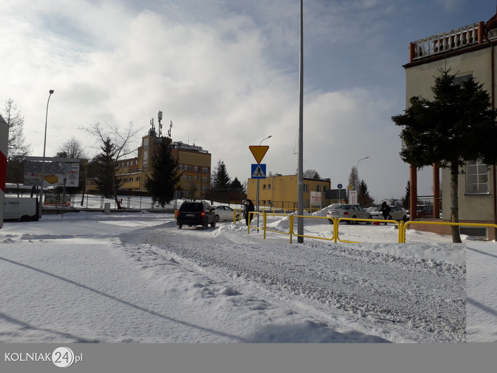 Pługi na ulicach Kolna