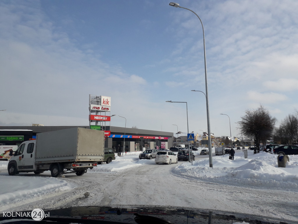 Pługi na ulicach Kolna