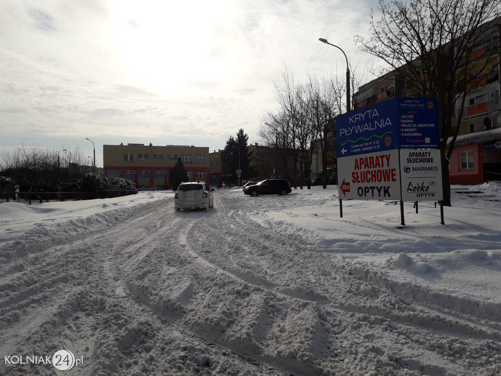 Pługi na ulicach Kolna