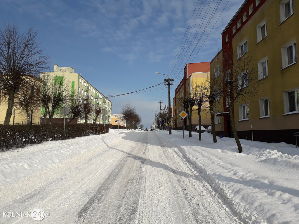 Pługi na ulicach Kolna