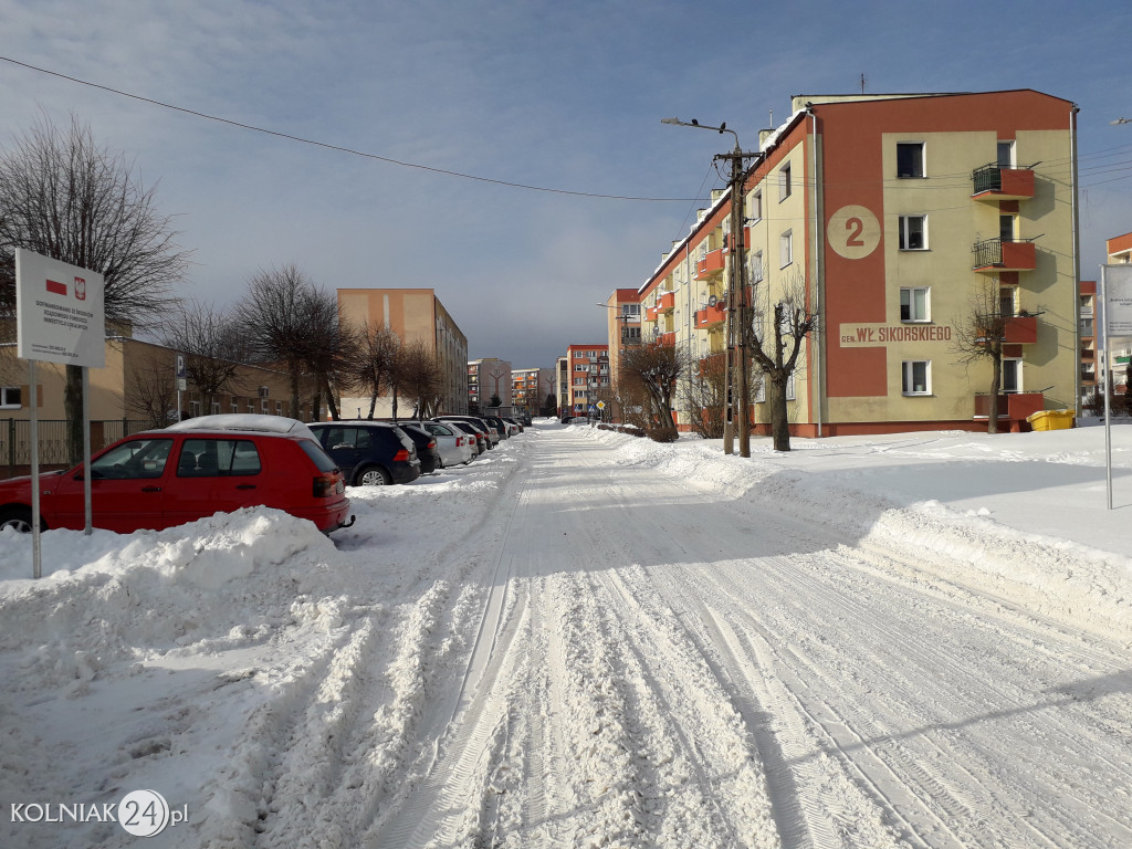 Pługi na ulicach Kolna