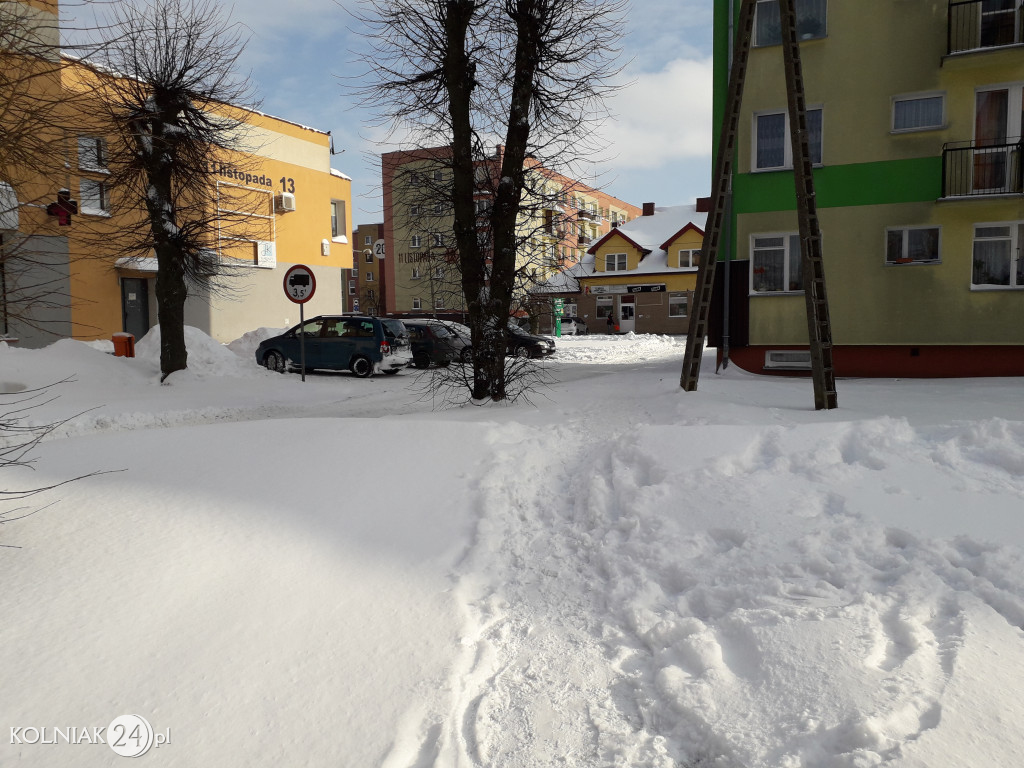 Pługi na ulicach Kolna