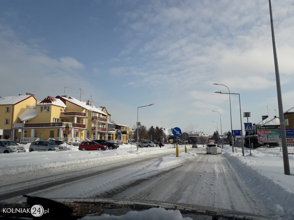 Pługi na ulicach Kolna