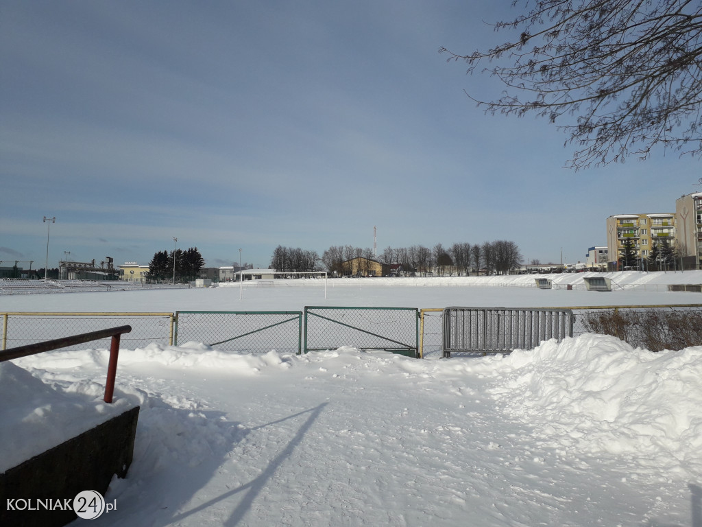 Stadion miejski w zimie