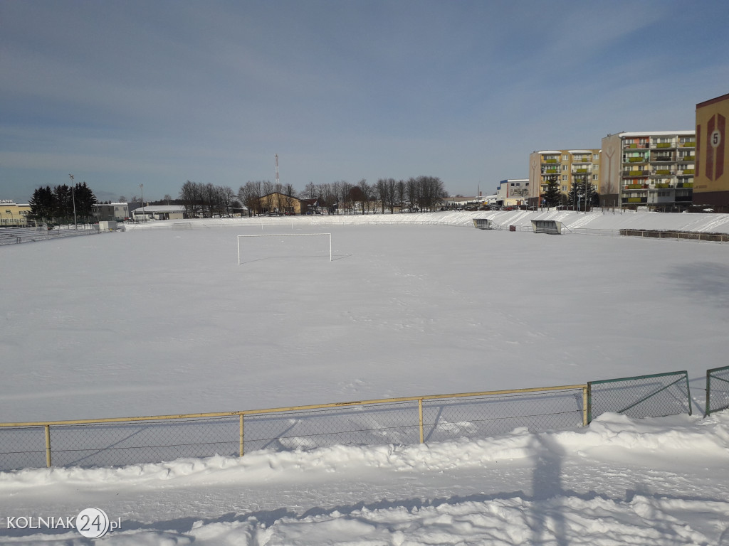 Stadion miejski w zimie