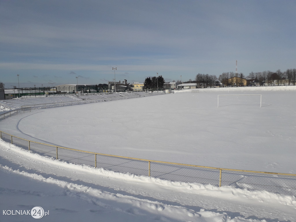 Stadion miejski w zimie