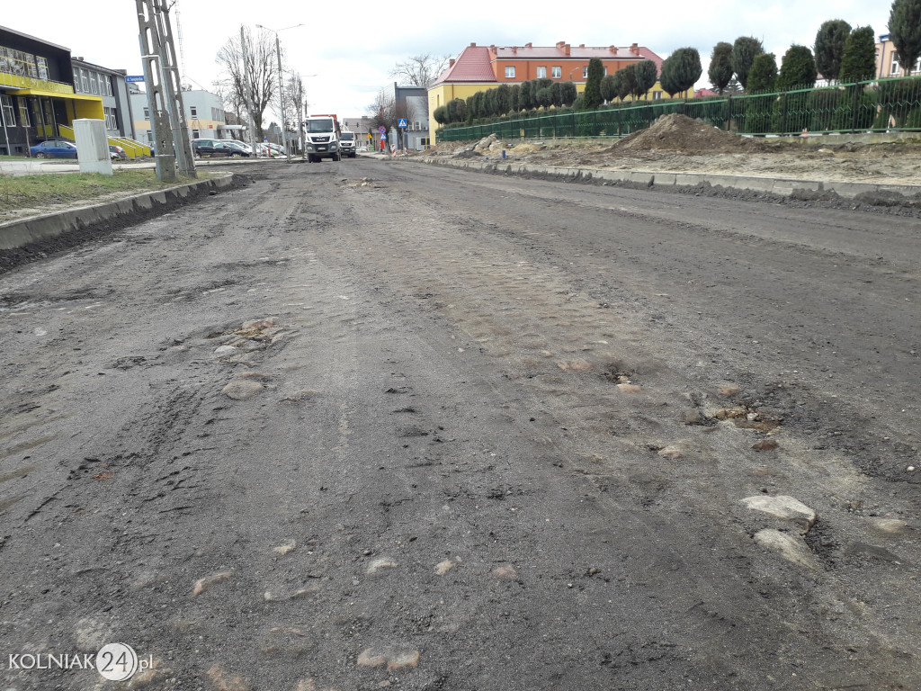 Bruk na ulicy Konopnickiej w Kolnie