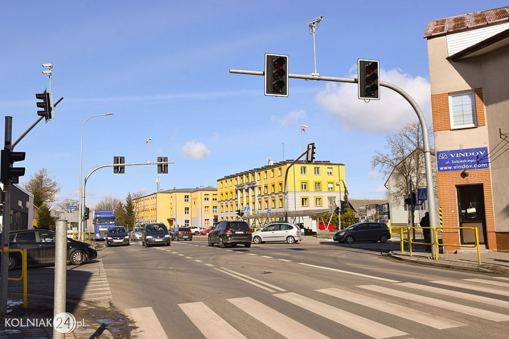 Problem ze światłami na skrzyżowaniu w Kolnie