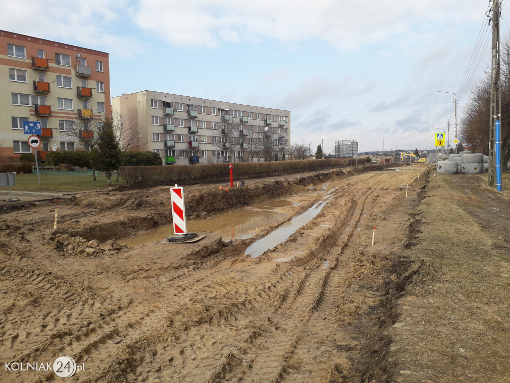 Zalało ulicę M. Konopnickiej