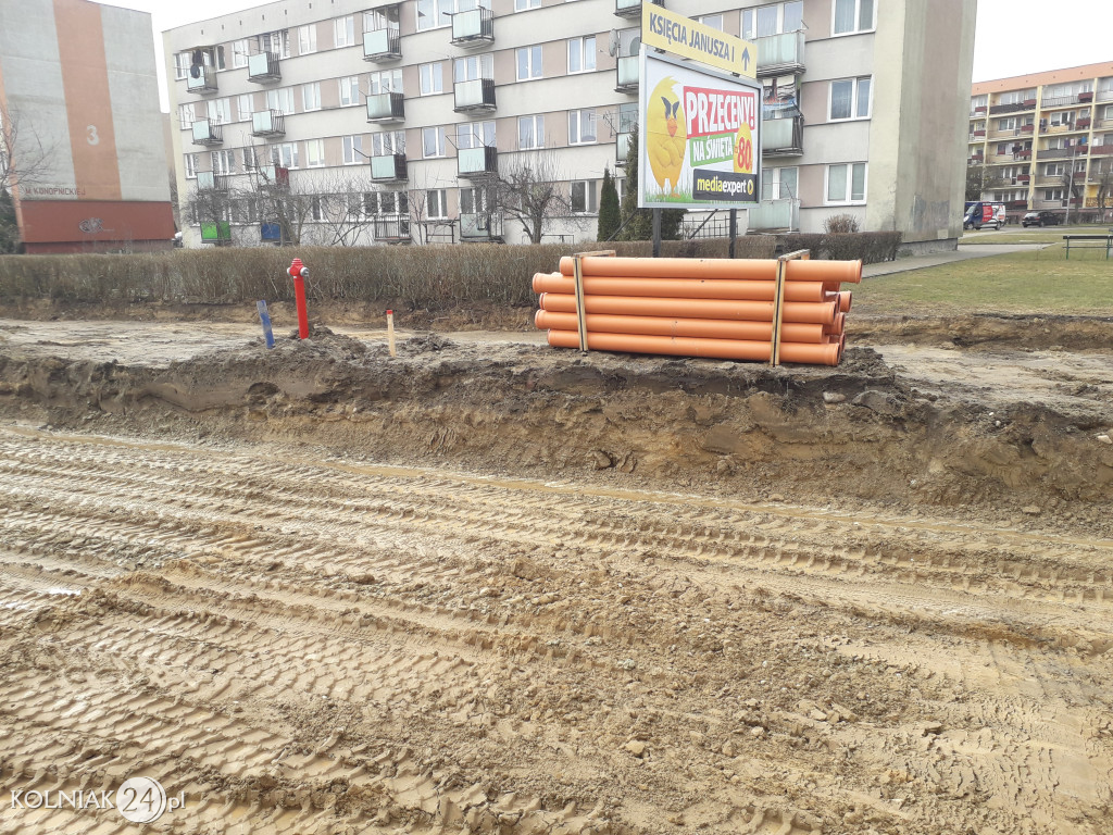 Zalało ulicę M. Konopnickiej
