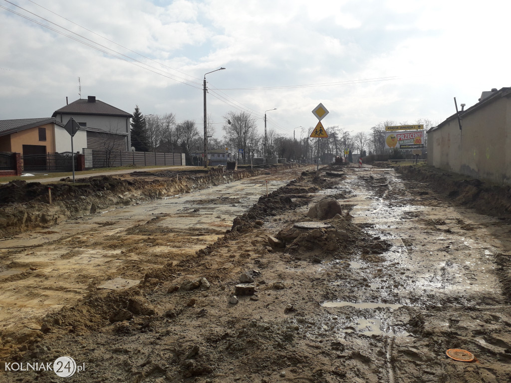 Zalało ulicę M. Konopnickiej