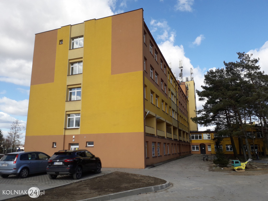 Przebudowa terenu przy szpitalu w Kolnie
