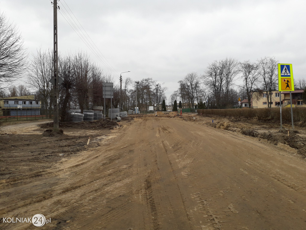 Kolno: Postępy prac na ulicy Konopnickiej