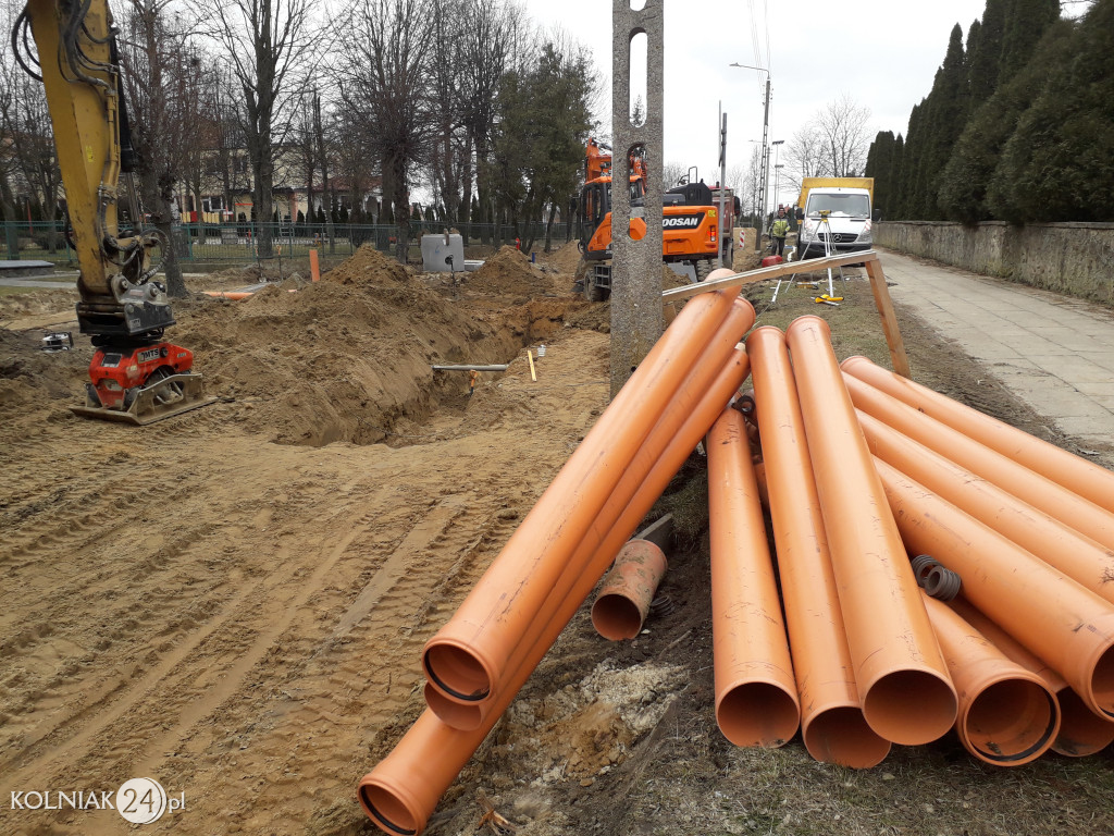 Kolno: Postępy prac na ulicy Konopnickiej
