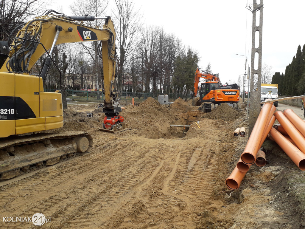 Kolno: Postępy prac na ulicy Konopnickiej