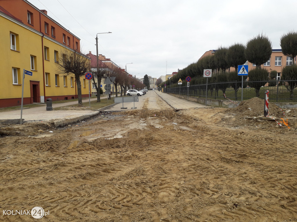 Kolno: Postępy prac na ulicy Konopnickiej