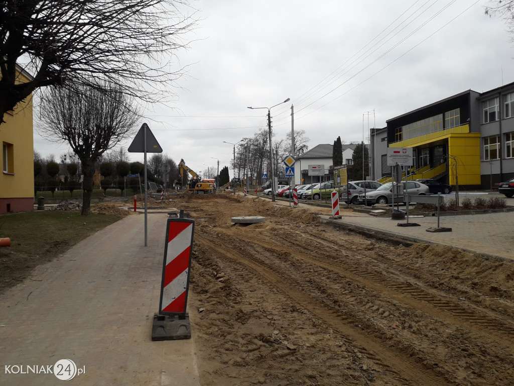 Kolno: Postępy prac na ulicy Konopnickiej