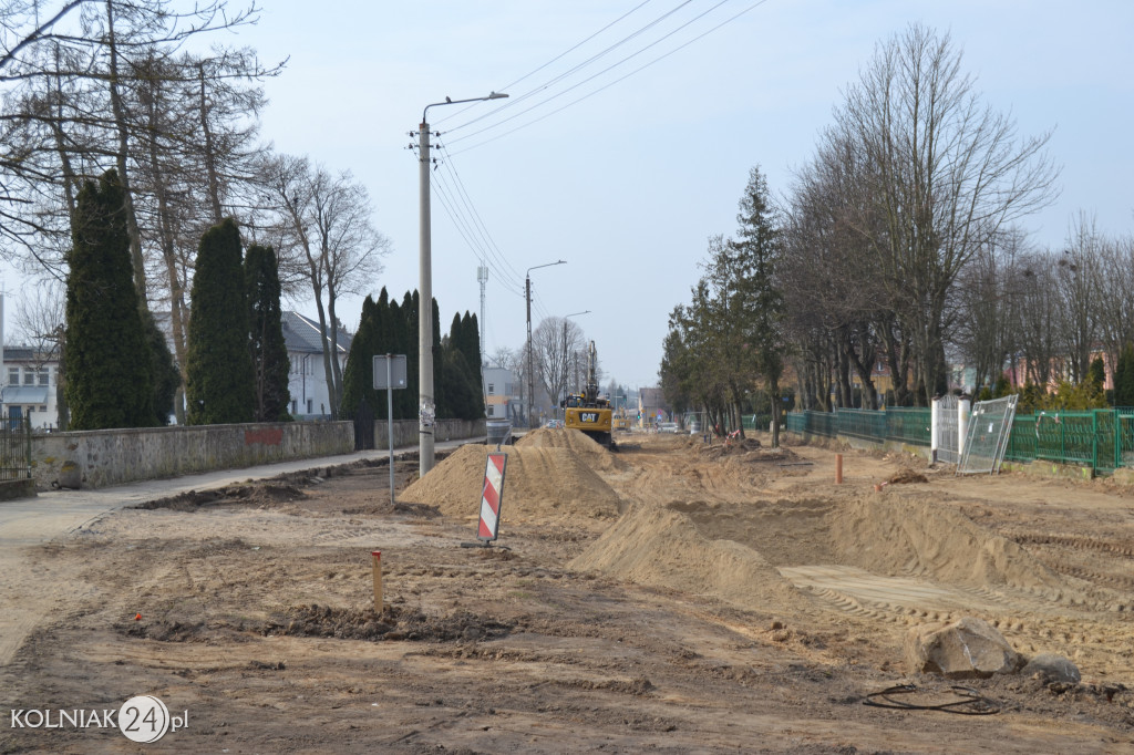 Kolno: Postępy prac na ulicy Konopnickiej