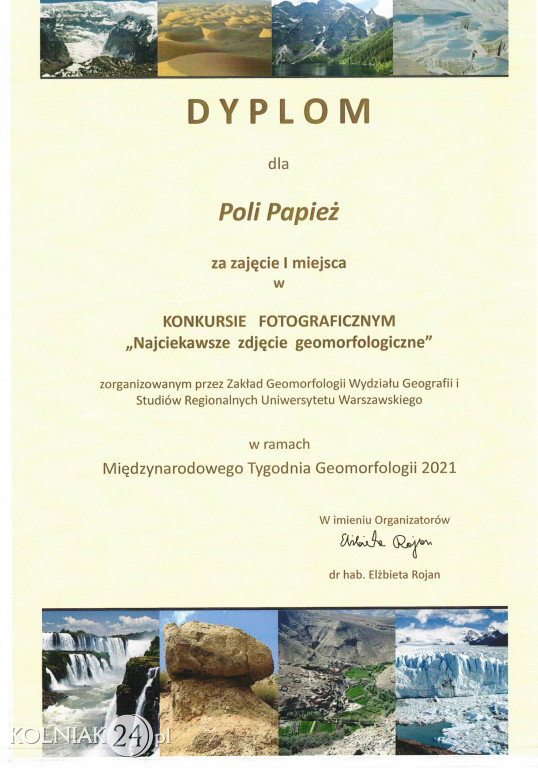 Najciekawsze zdjęcie geomorfologiczne