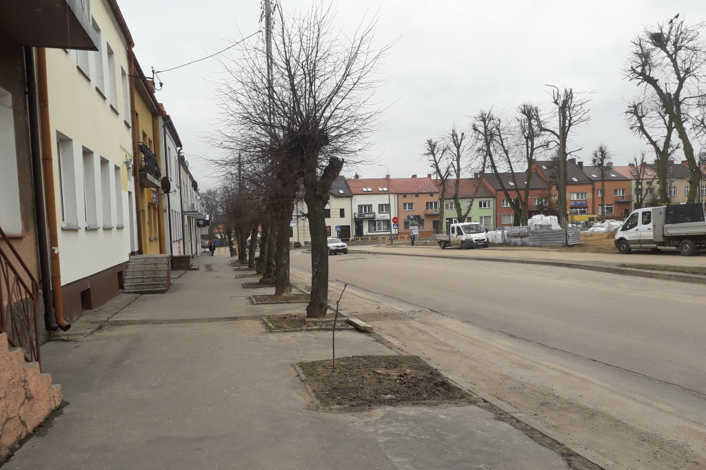 Ulica Plac Wolności w Kolnie