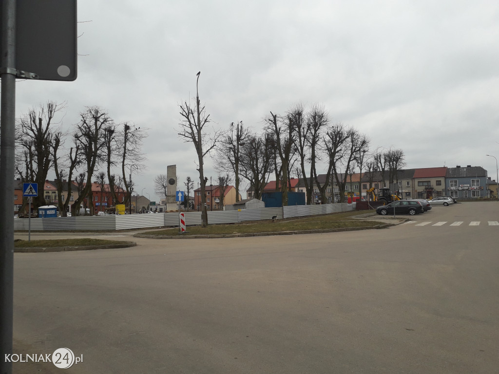Ulica Plac Wolności w Kolnie