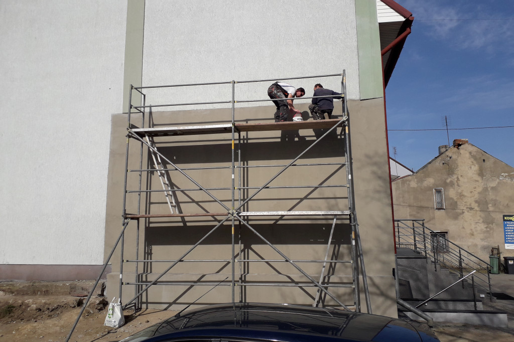 Powstaje mural Jana z Kolna