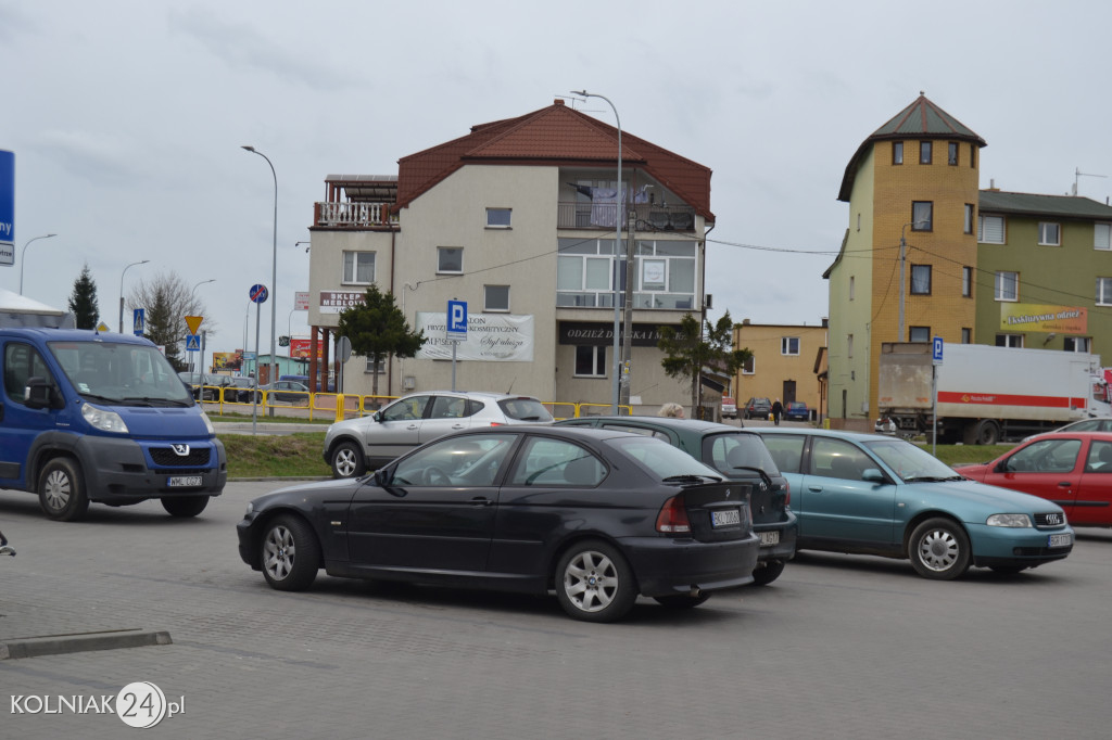 Parkometry przy galerii handlowej