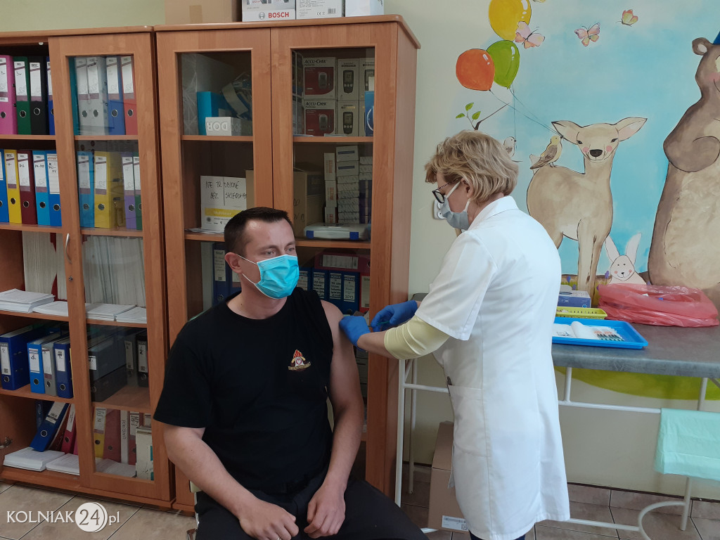 Łącznie zostało zaszczepionych 69 strażaków