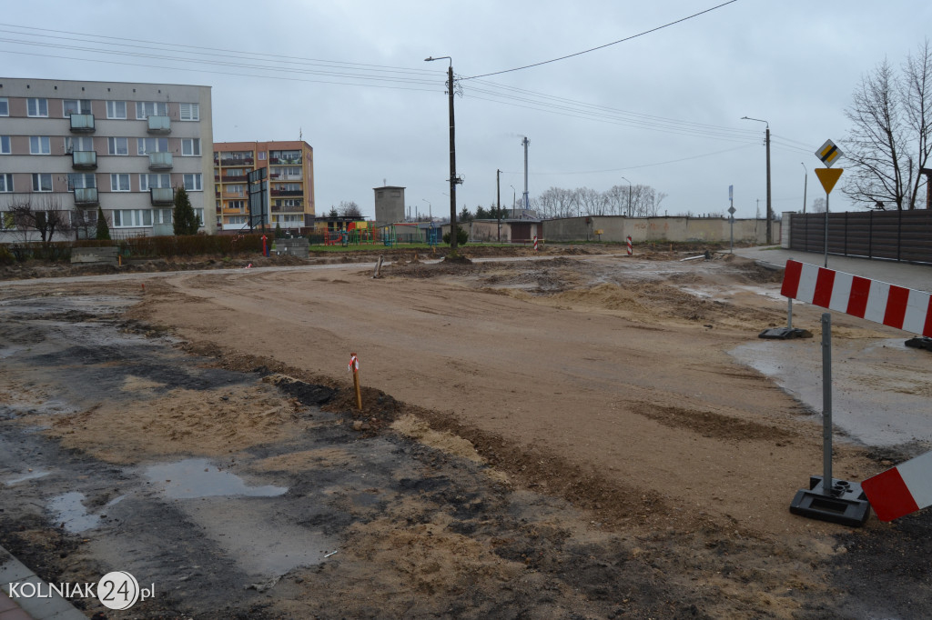 Postępy prac na ulicy Konopnickiej