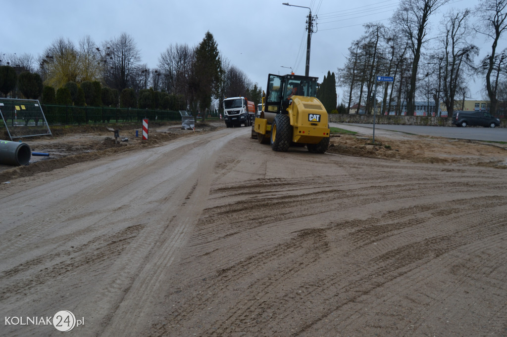 Postępy prac na ulicy Konopnickiej