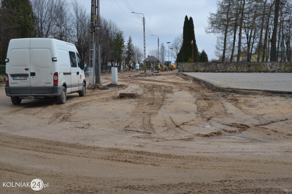 Postępy prac na ulicy Konopnickiej