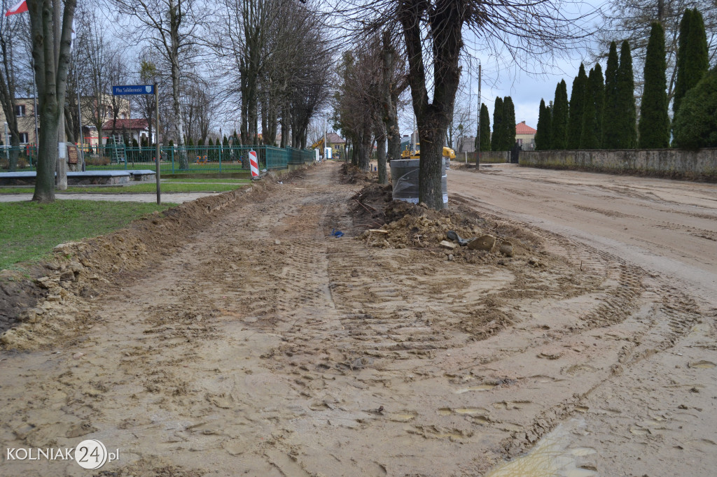 Postępy prac na ulicy Konopnickiej