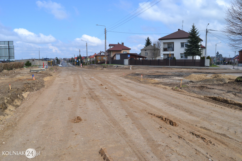 Postępy prac na ulicy Konopnickiej
