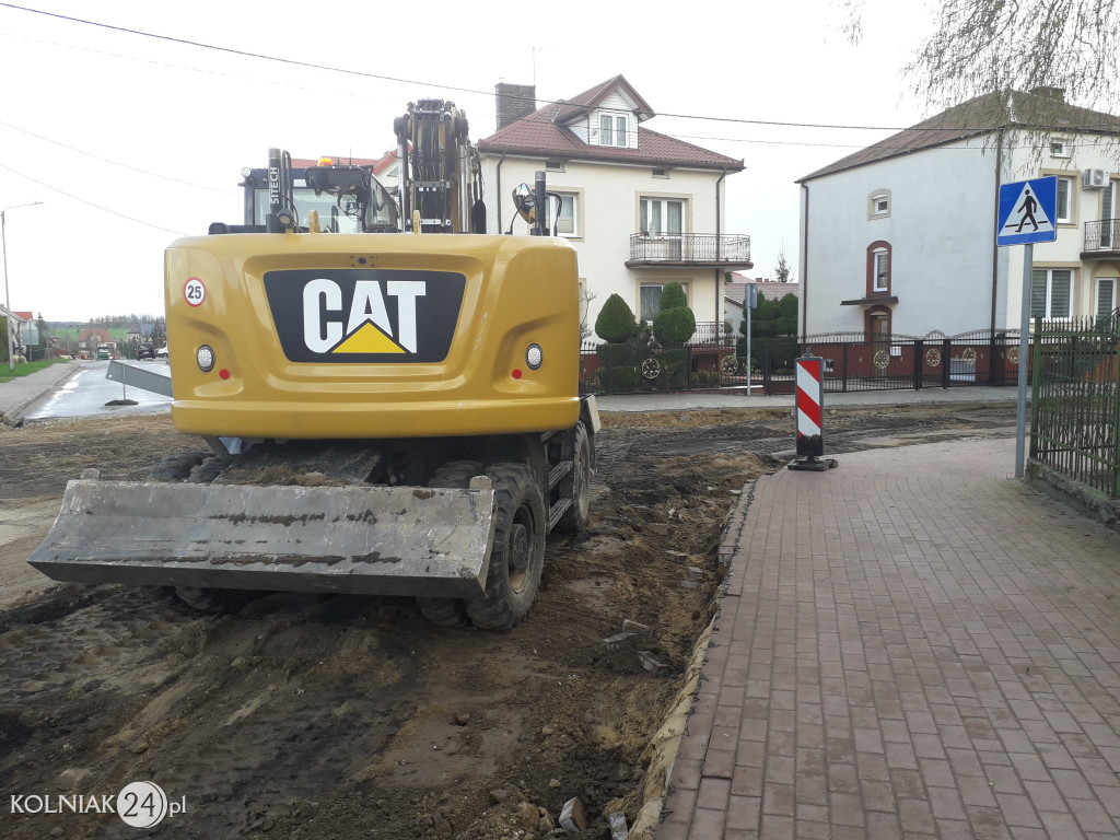 Postępy prac na ulicy Konopnickiej